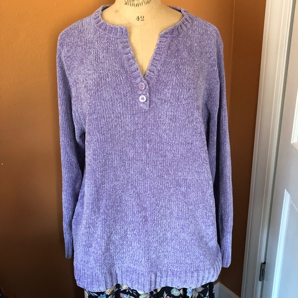 Vintage Lavender Sweater, Blair, Size L - Picture 2 of 12
